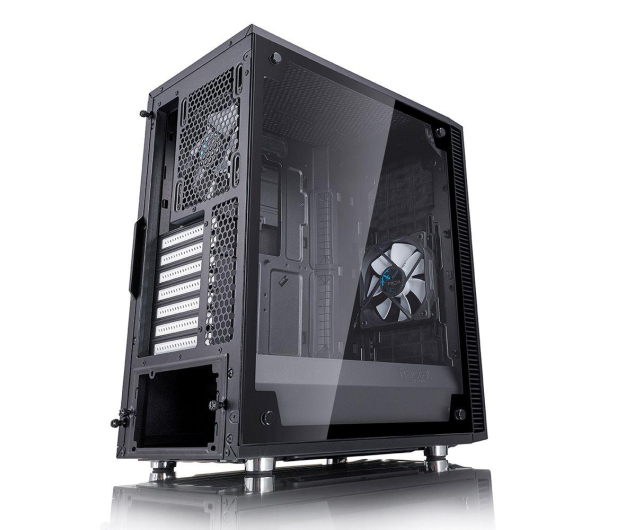 FRACTAL DESIGN Define C TG Black 3.5'HDD 2.5'SDD uATX/ATX/ITX FD-CA-DEF-C-BK-TG - 378349 - zdjęcie 6